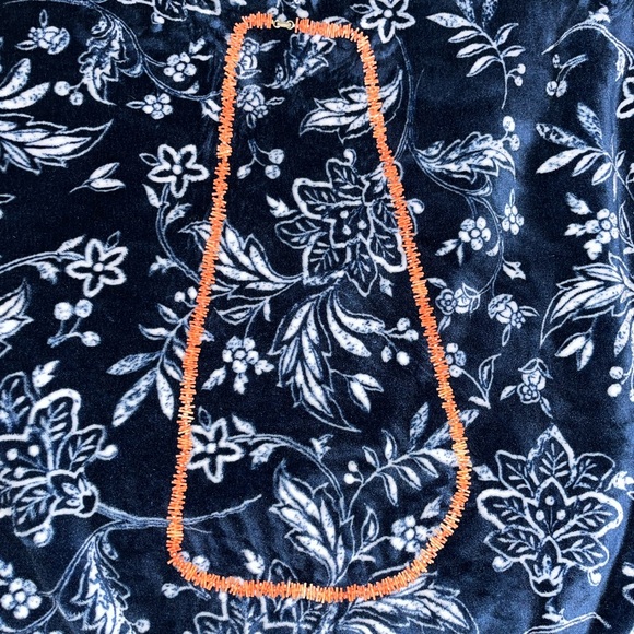 Vintage 70’s Long Rope Length Faux Branch Coral Plastic Beaded Necklace - Picture 3 of 7